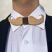 Brown Moustache Bow Tie