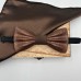 Papion Și Batista De Mătase Dark Brown