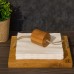 Solid oak wood napkin holder