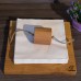 Solid oak wood napkin holder