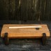 Sushi board platter made of solid oak wood